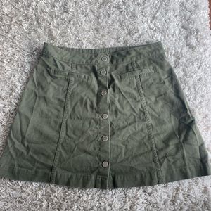 Green h&m skirt!!